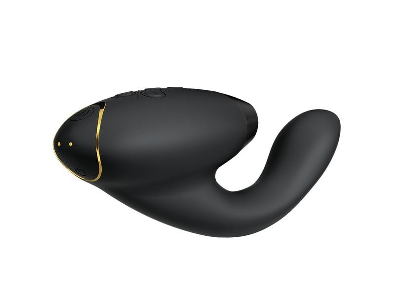 Womanizer Vibrator Womanizer DUO 2 schwarz Sextoy für die Klitoris- und G-Punkt-Stimulation