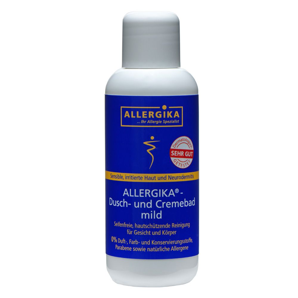 ALLERGIKA® Dusch- und Crembad Mild - Seifenfreie, hautschützende Reinigung für Gesicht und Körper