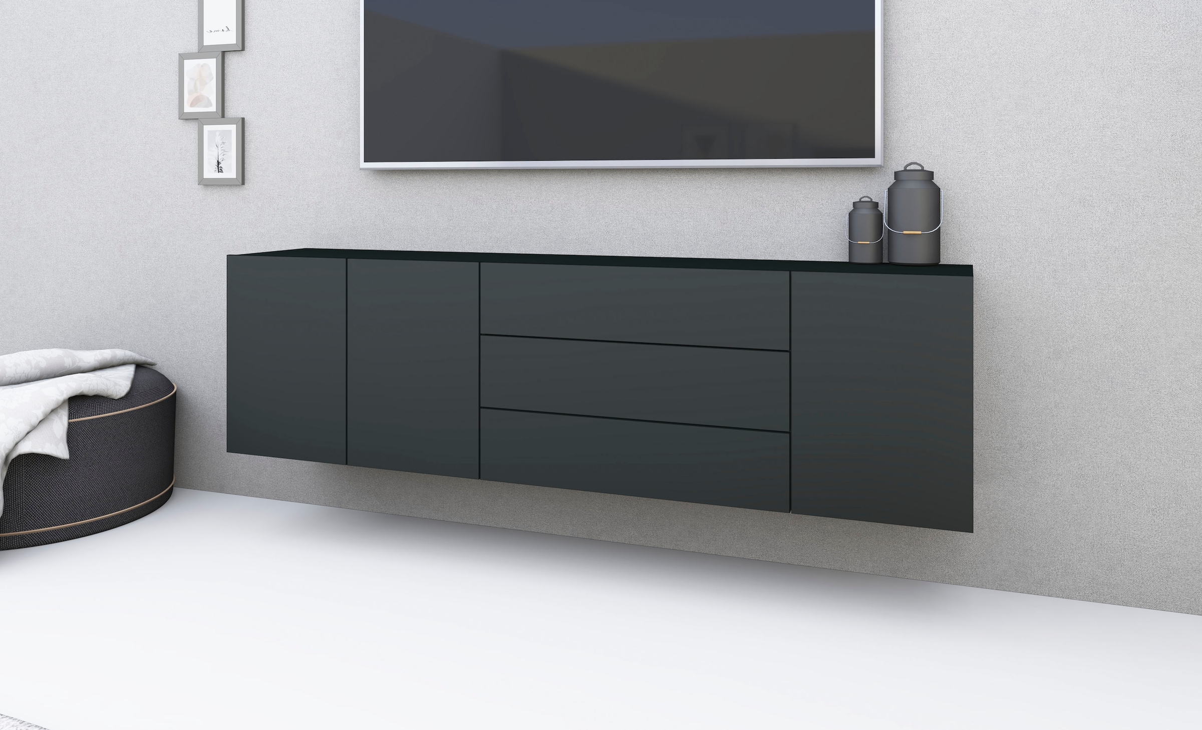borchardt Möbel Sideboard »Sophia« Breite 190 cm, hängend und stehend montierbar