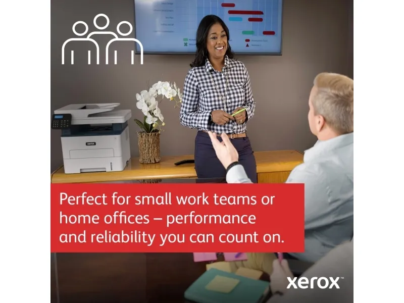 Xerox B225 - Multifunktionsprinter - S/H - laser - A4/Legal (medie) - op til 34 spm (udskriver) - 250 ark - USB 2.0, LAN, Wi-Fi(n), USB 2.0 vært - Green World Alliance returneringsprogram