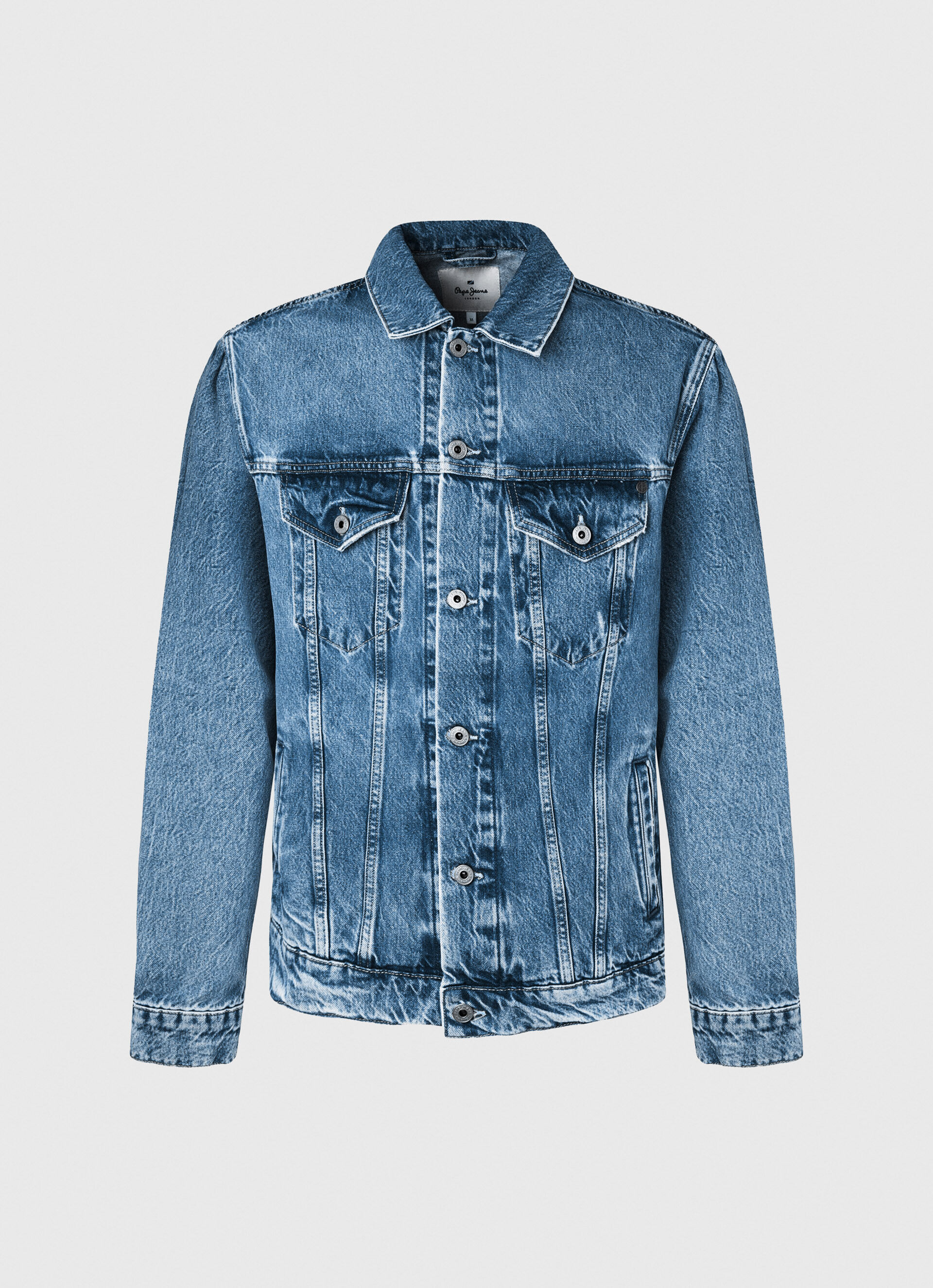 JAQUETA JEANS DE CORTE REGULAR - jeans