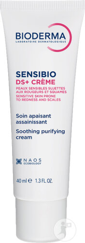 Bioderma Sensibio DS+ Crème Apaisante Assainissante Peaux Sensibles Tube 40ml