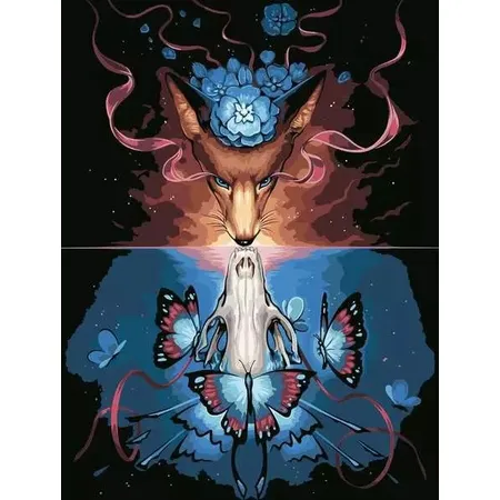 Ravensburger CreArt Beautiful Death - Malen nach Zahlen für Erwachsene