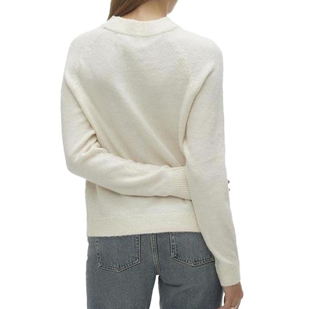 Vero Moda Pull Ecru Femme Vero Moda Filuca
