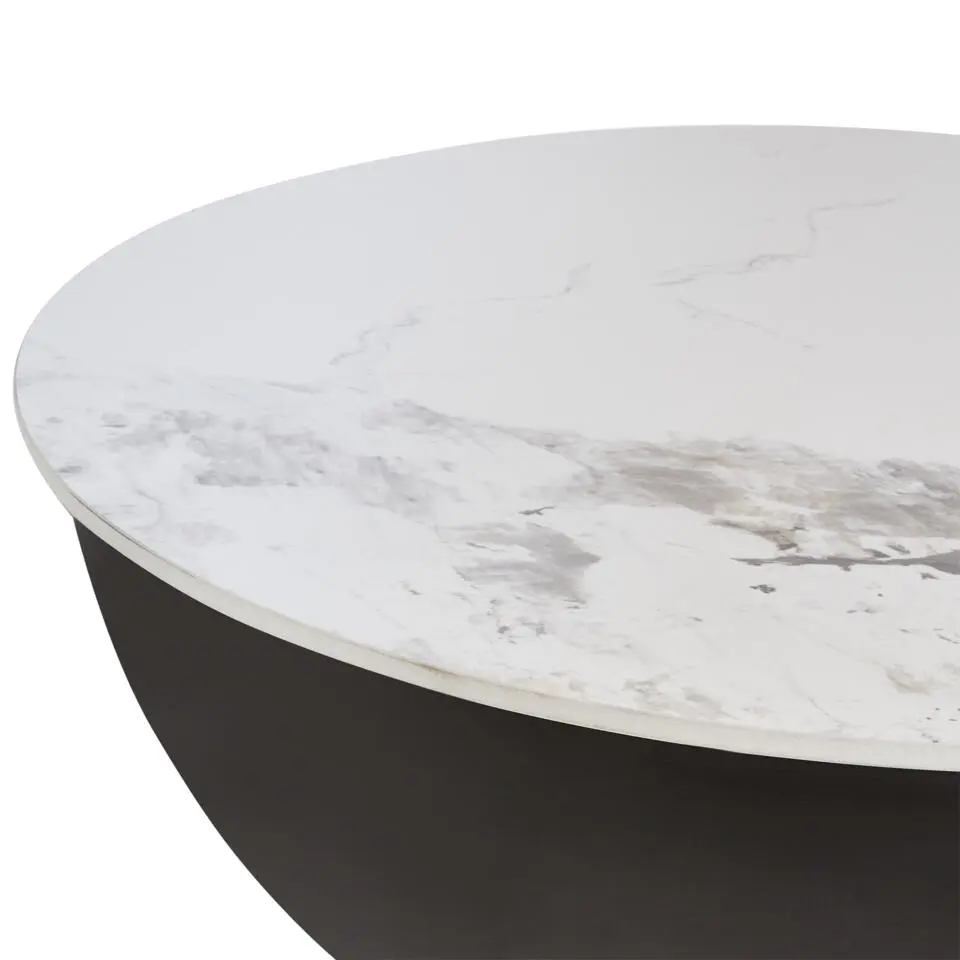 NADINE - Salontafel - Lichtbeige - Gesinterde steen