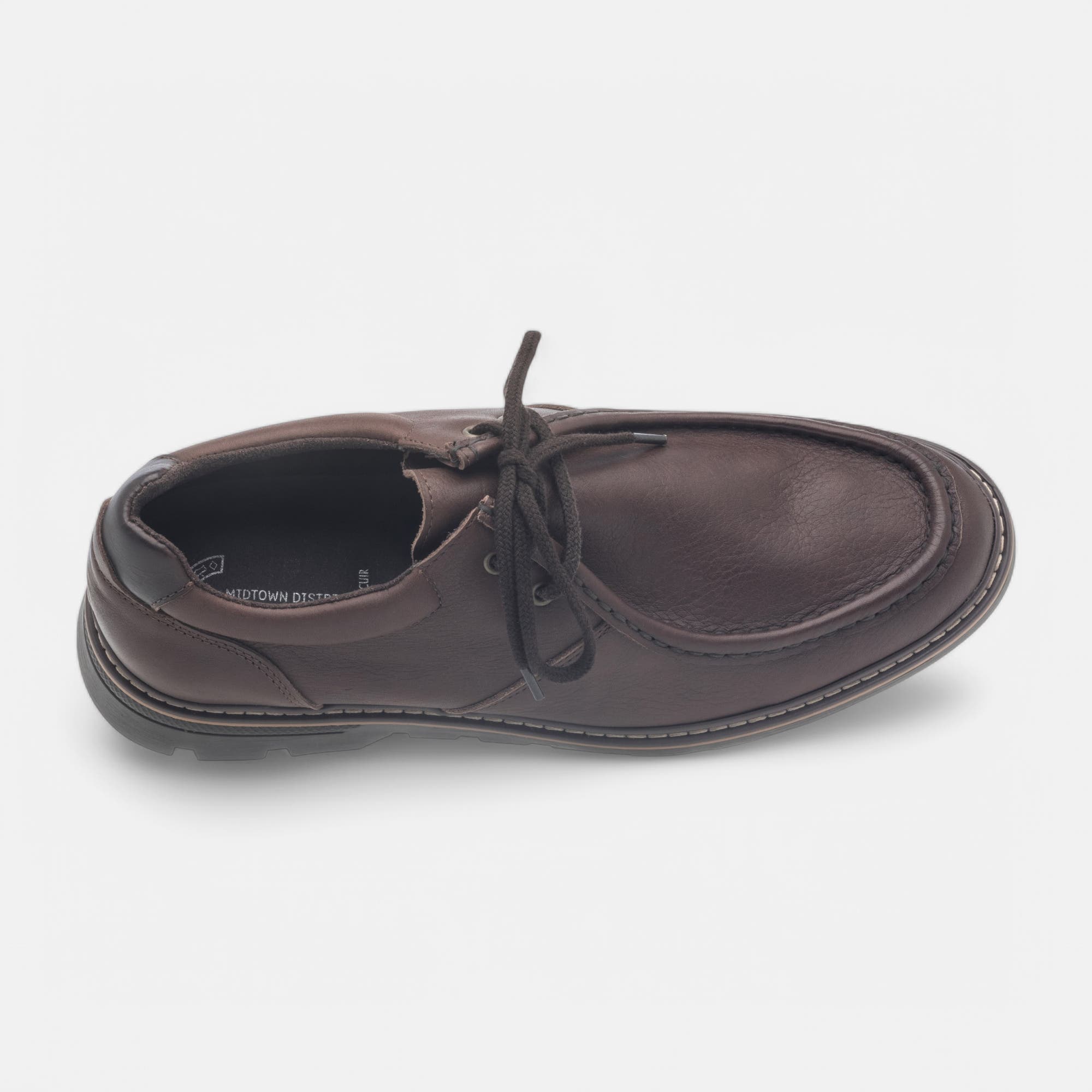 Derbies Homme en cuir marron