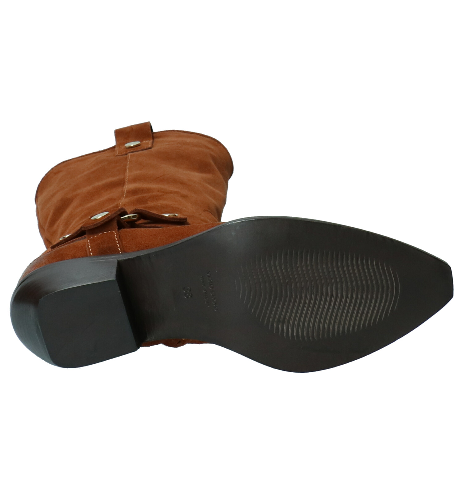 Cowboy boots cognac