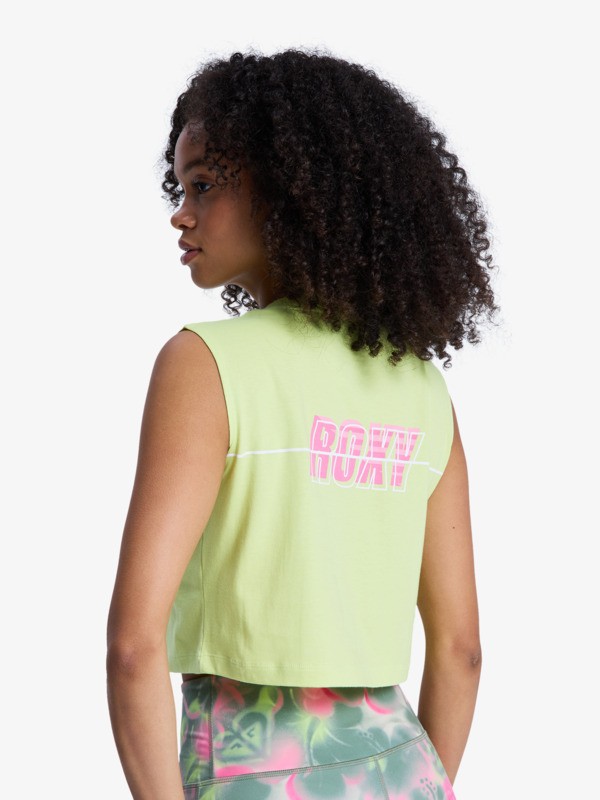Essential Energy Crop top Vert Femme