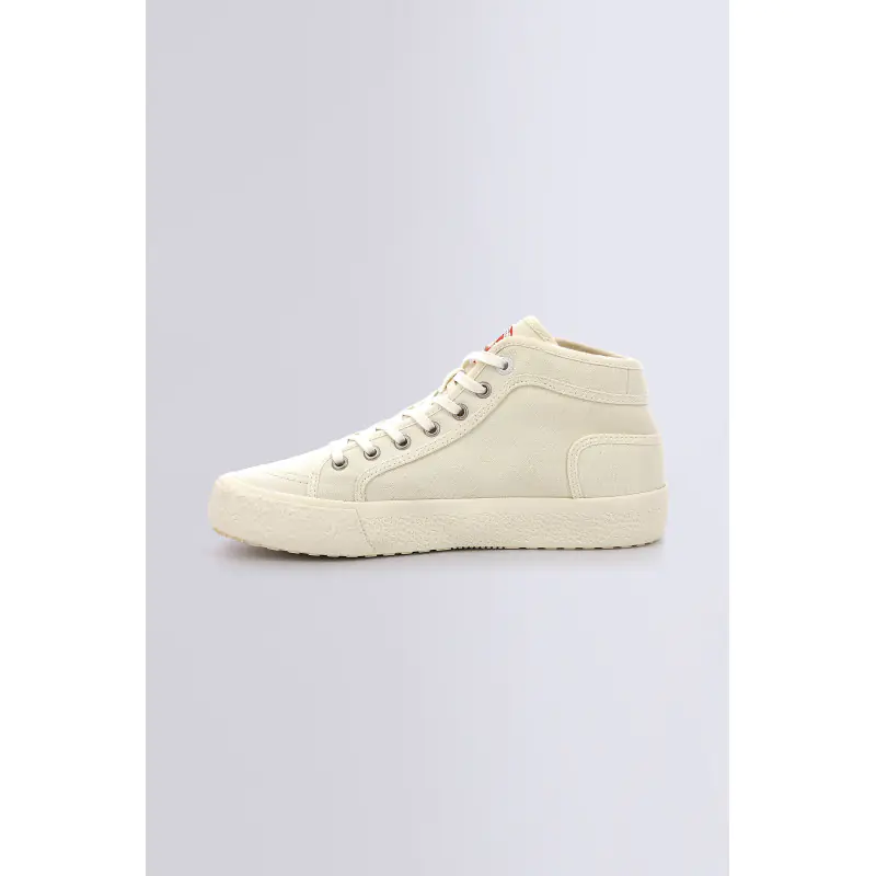 ARVEILER BLANC SNEAKERS HAUTES Textile Femme