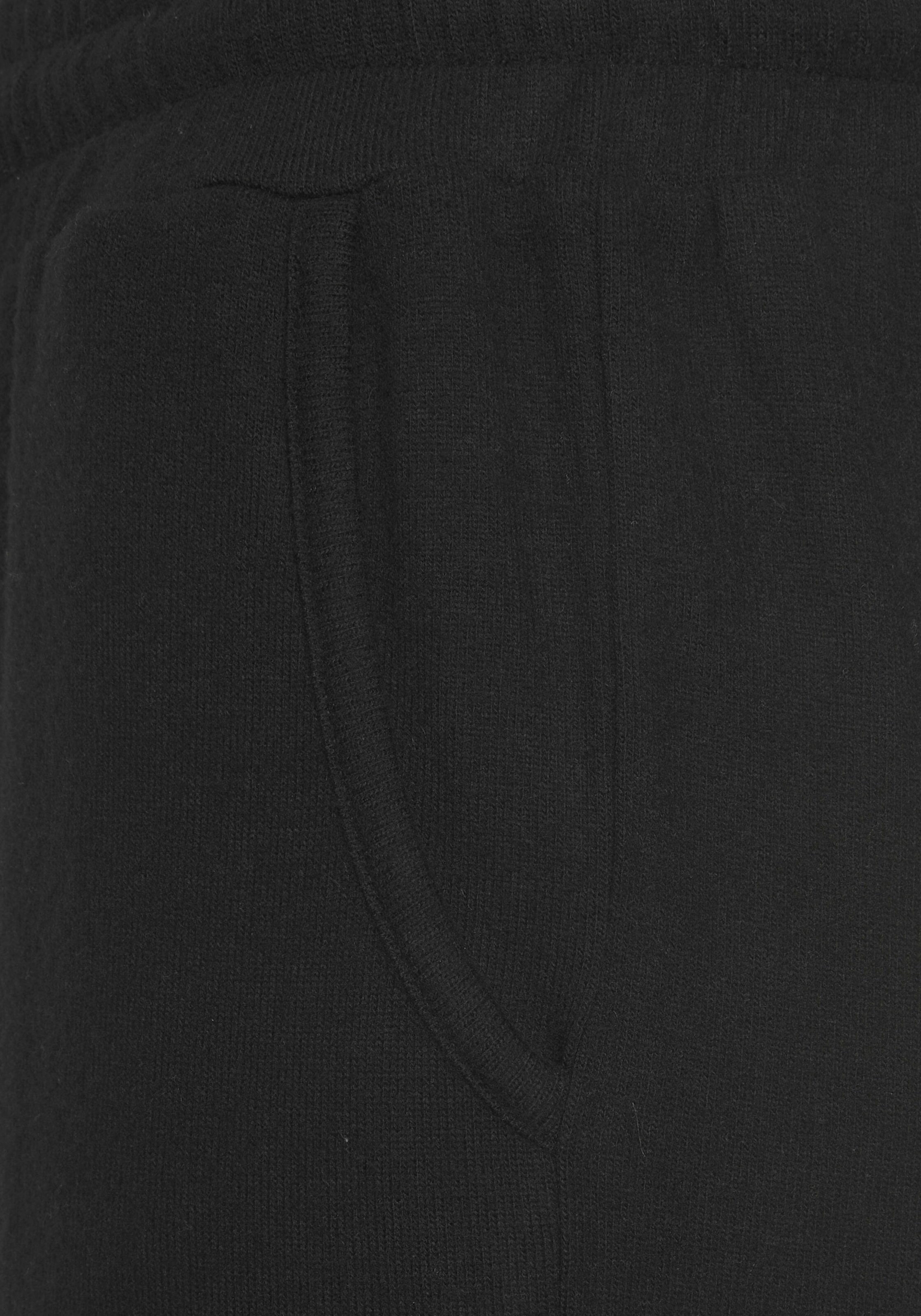 LASCANA Loungehose in schwarz