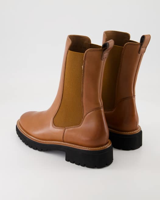Paul Green 8026-016 Chelsea Boots in Braun