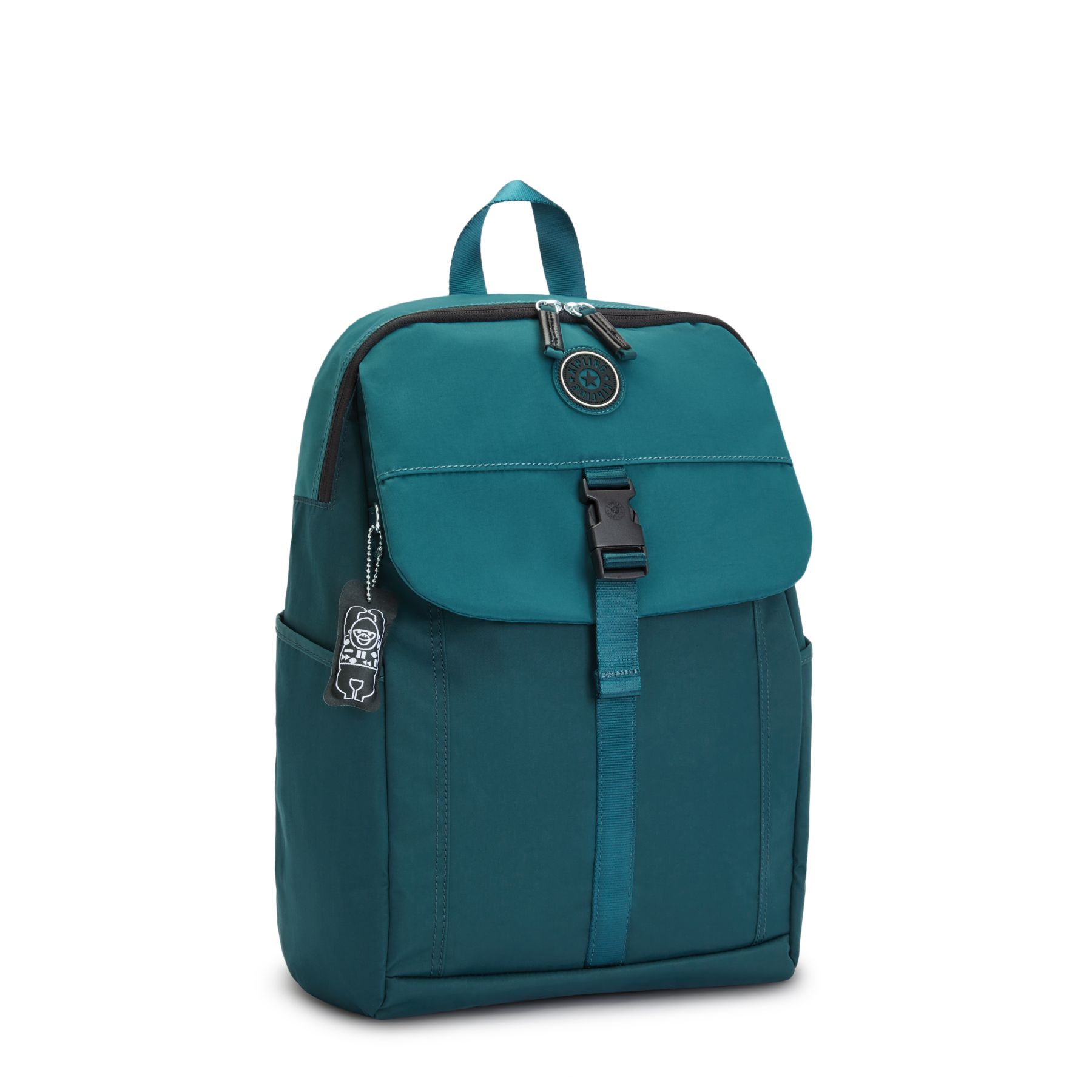 GENADI MILD Grand Sac à Dos à Boucle avec Compartiment pour Ordinateur - Bold Emerald Me