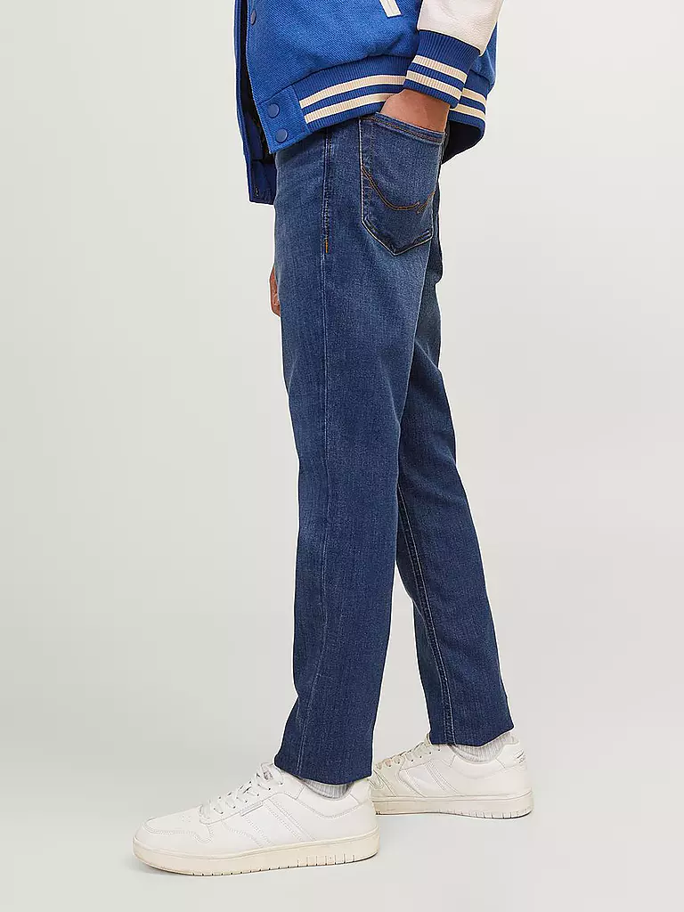 JACK & JONES Jungen Jeans Slim FIt JJIGLENN JJORIGINAL blau