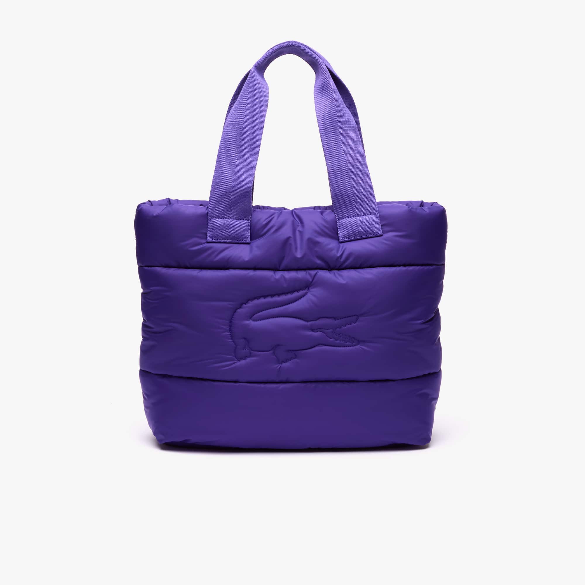 Sac cabas matelassé Puffy Croc Sacs - Violet - Lacoste - Unisex