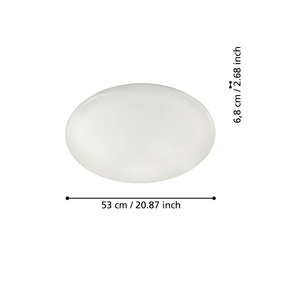EGLO - Totari-Z plafond hvid Ø53 - TW - Zigbee, Bluetooth