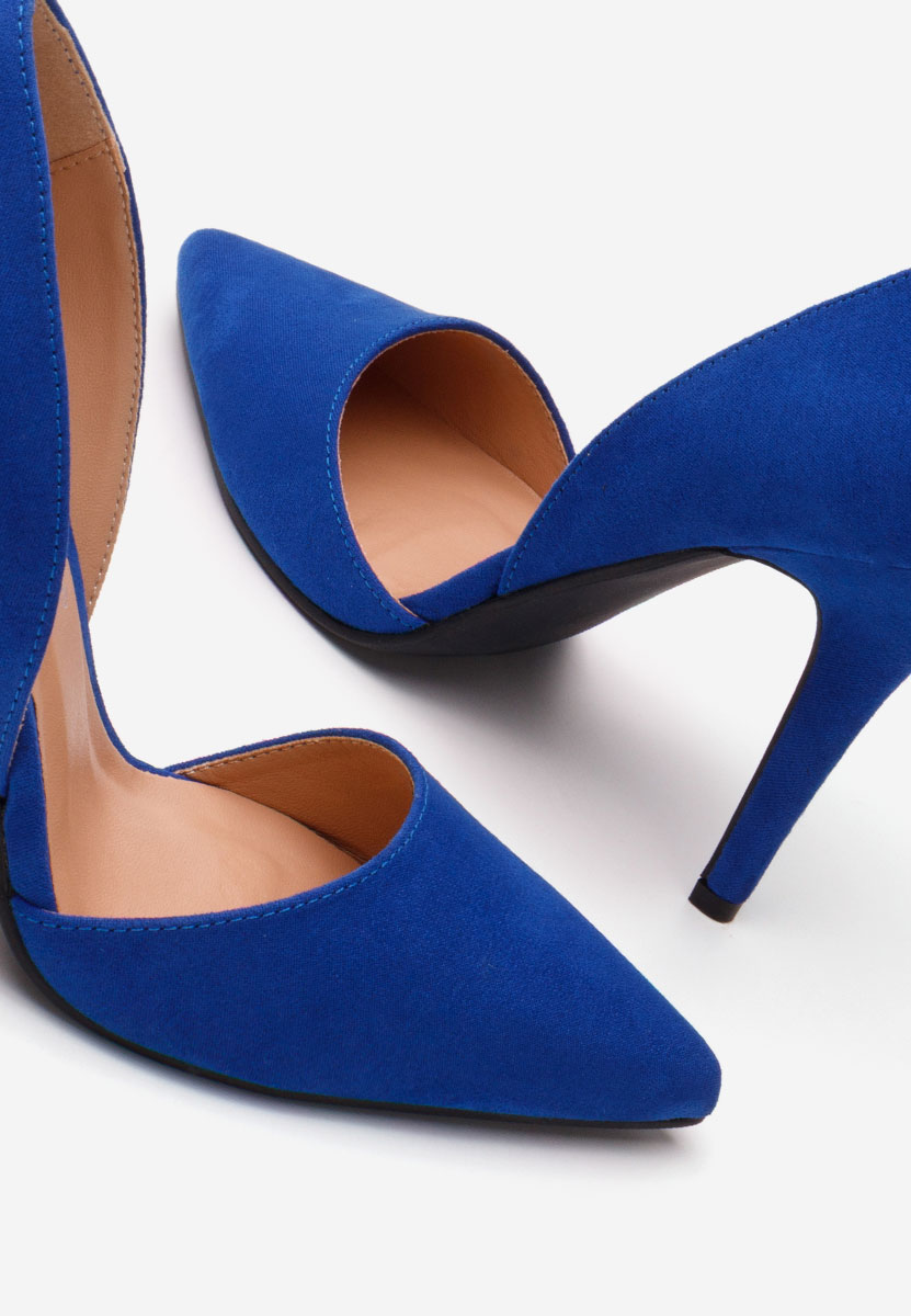 Chaussures à talon aiguille bleus Theola