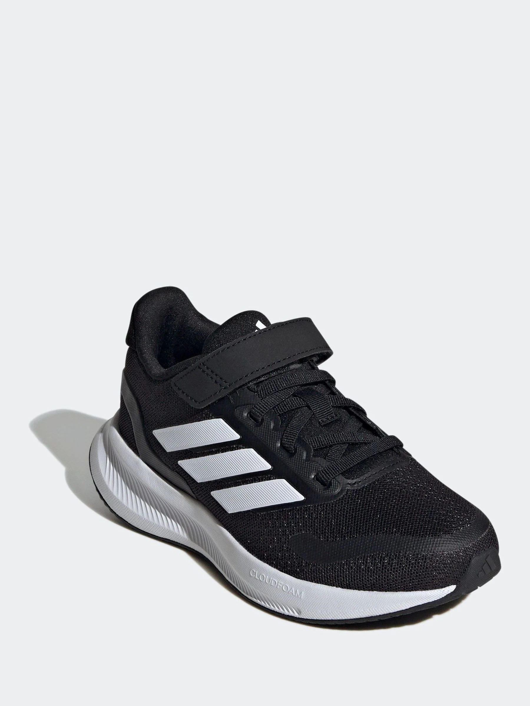 Zwart/wit - adidas Runfalcon 5 kindersneakers met elastische veters