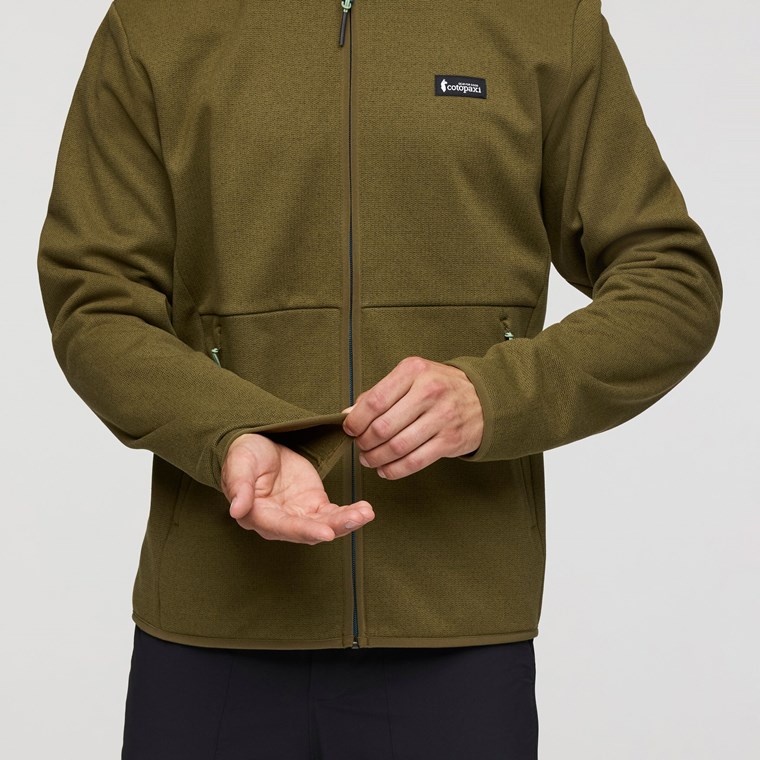 Cotopaxi Envo Fleece Full-Zip Jacket Heather Live Oak