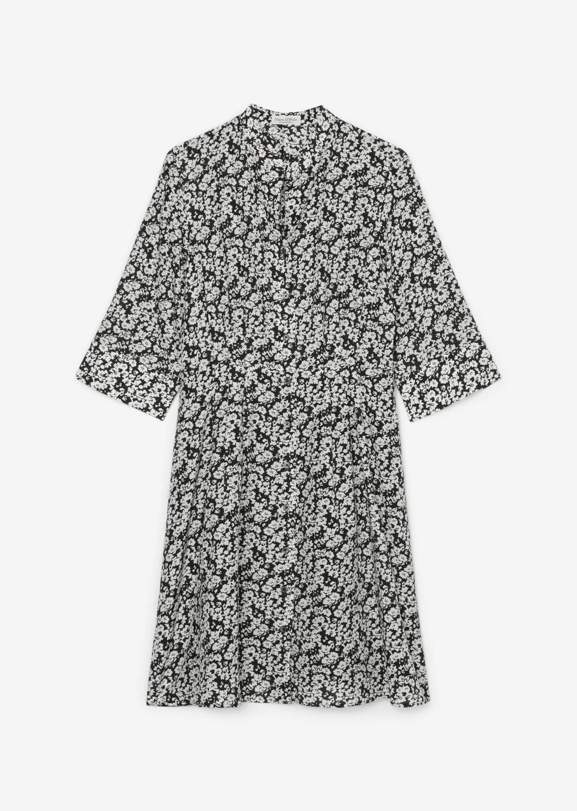 Blusenkleid mit Silky Touch aus softem Organic Cotton-Viskose-Mix