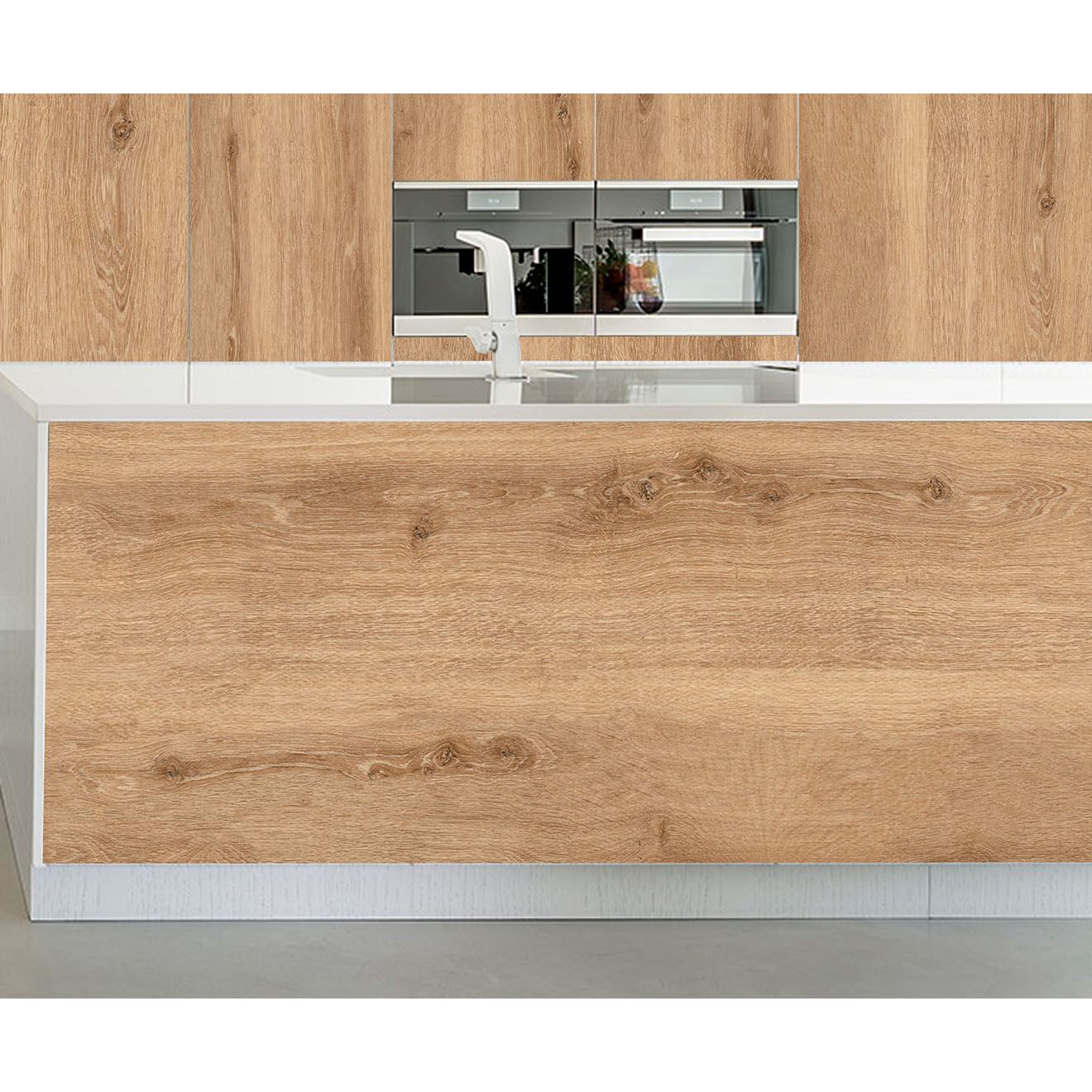 Floorart Rouleau autocollant vinyle avec relief Madera nude - 137x500 cm