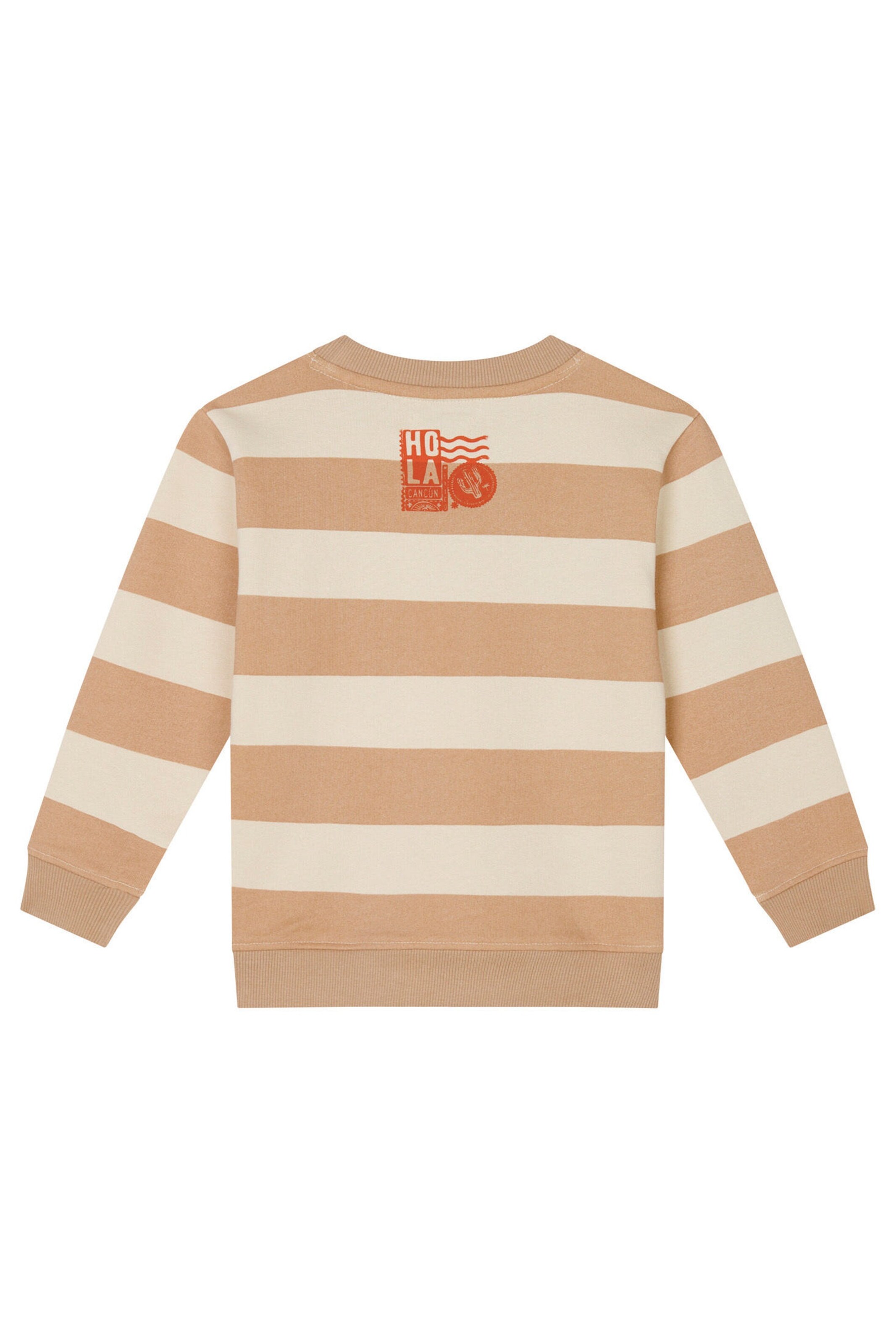 NOPPIES KIDS Sweater Lihue Stripe pattern Sand/Nude