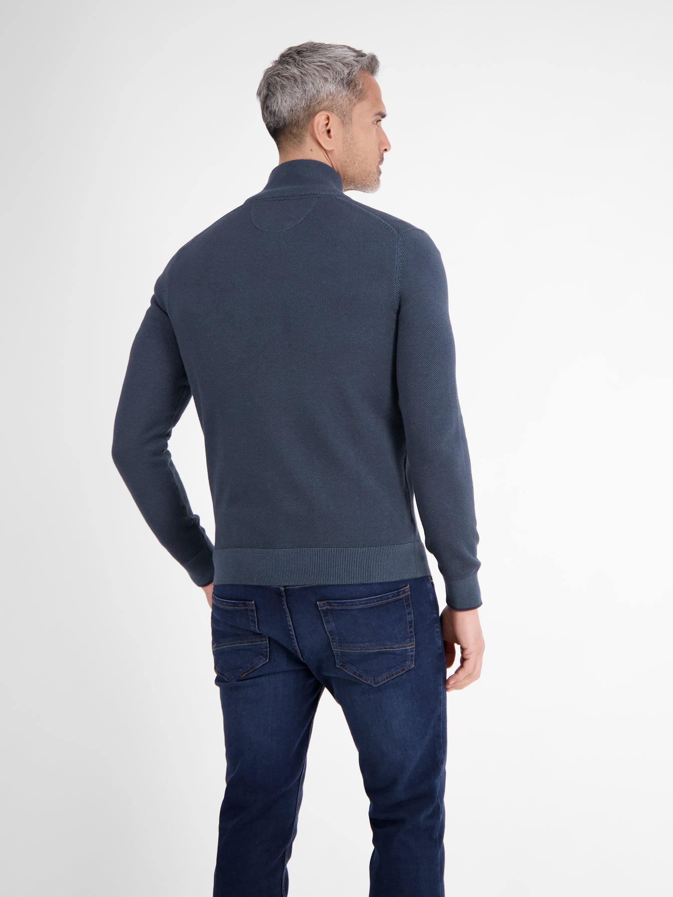Melange-Strickjacke für Herren