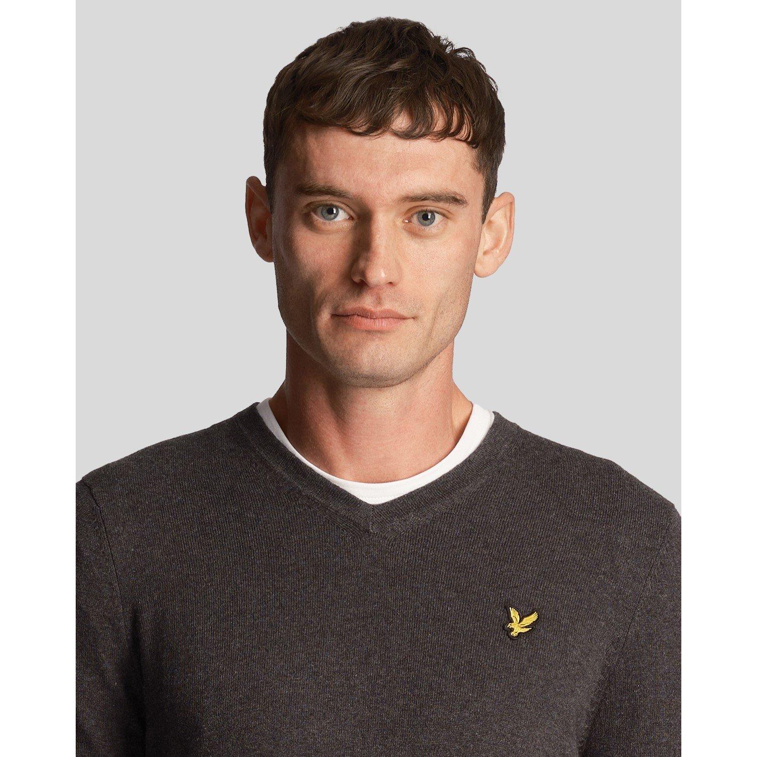 Lyle and Scott Merino V Neck Jumper