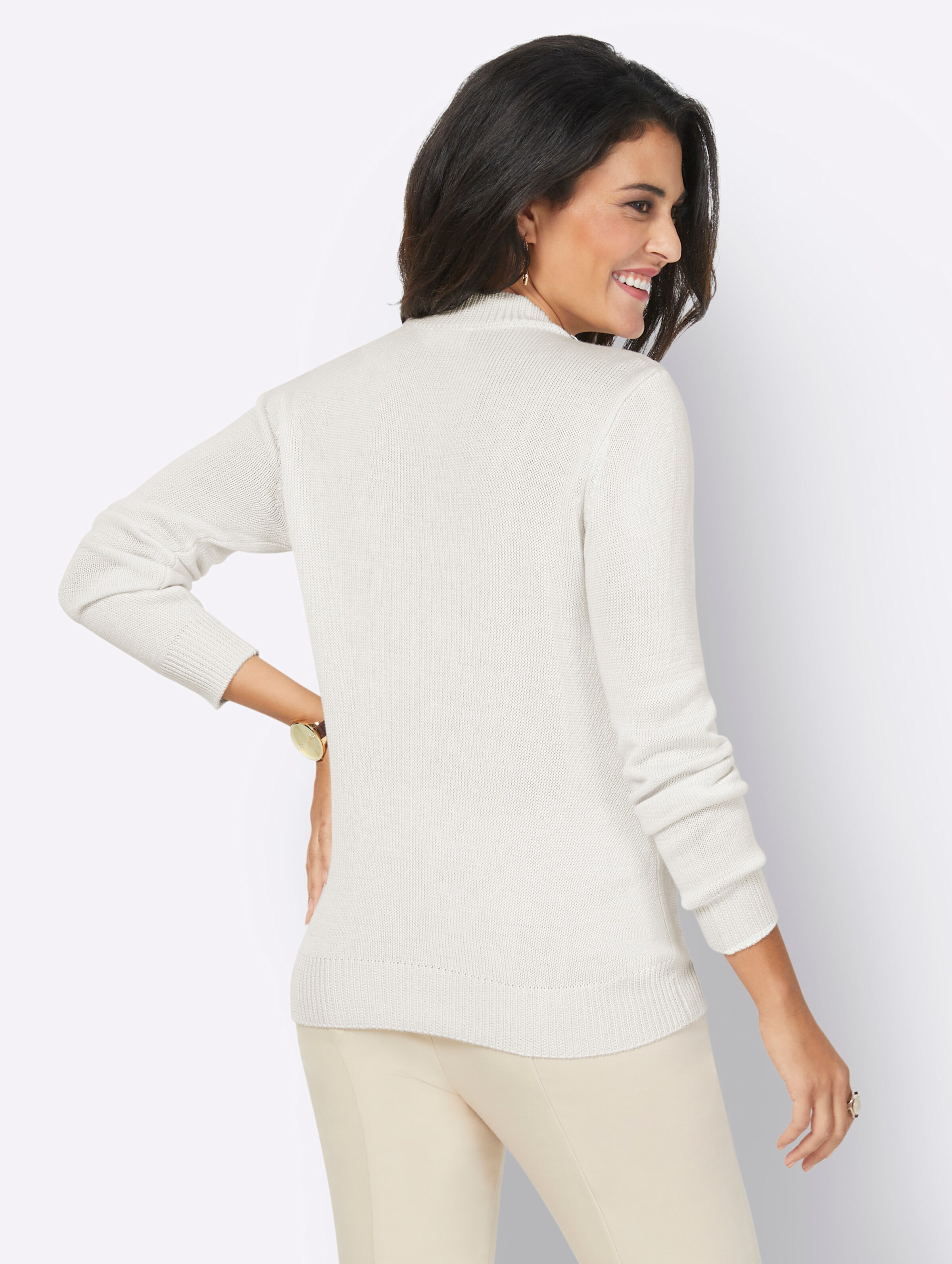 Pullover in ecru