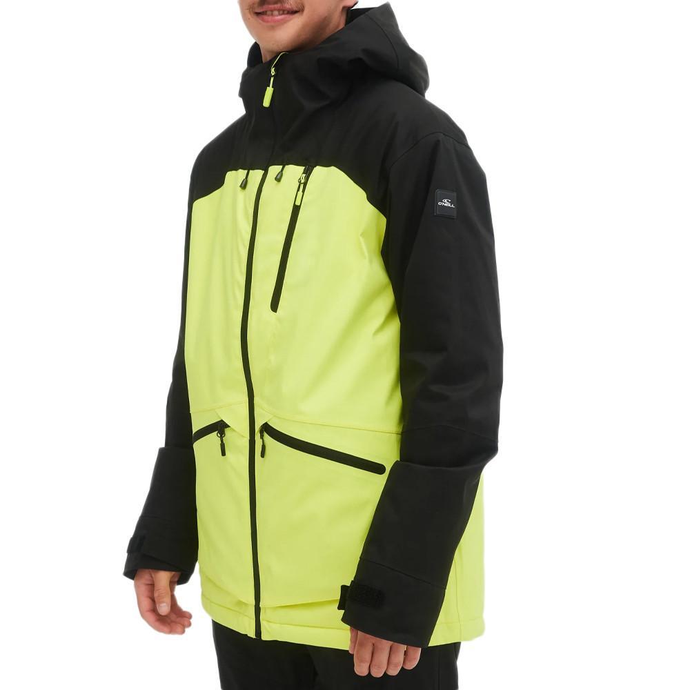 O'Neill Manteau de ski Jaune Fluo/Noir Homme O'Neill Total Disorder