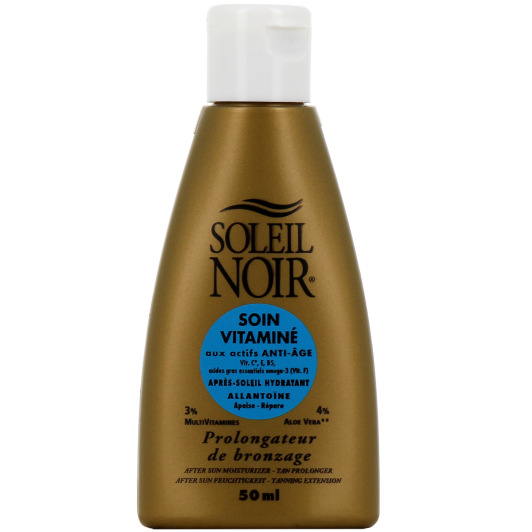 Soleil Noir lait après soleil vitaminé - Prolongateur de bronzage