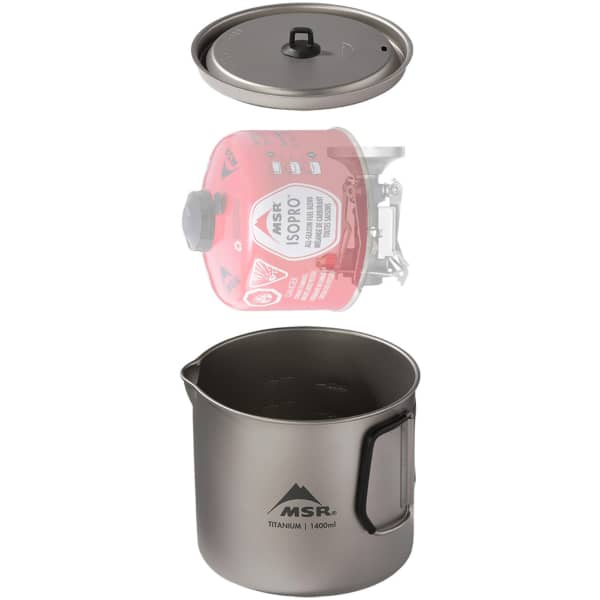 Popote randonnée MSR TITAN KETTLE 1400 ML