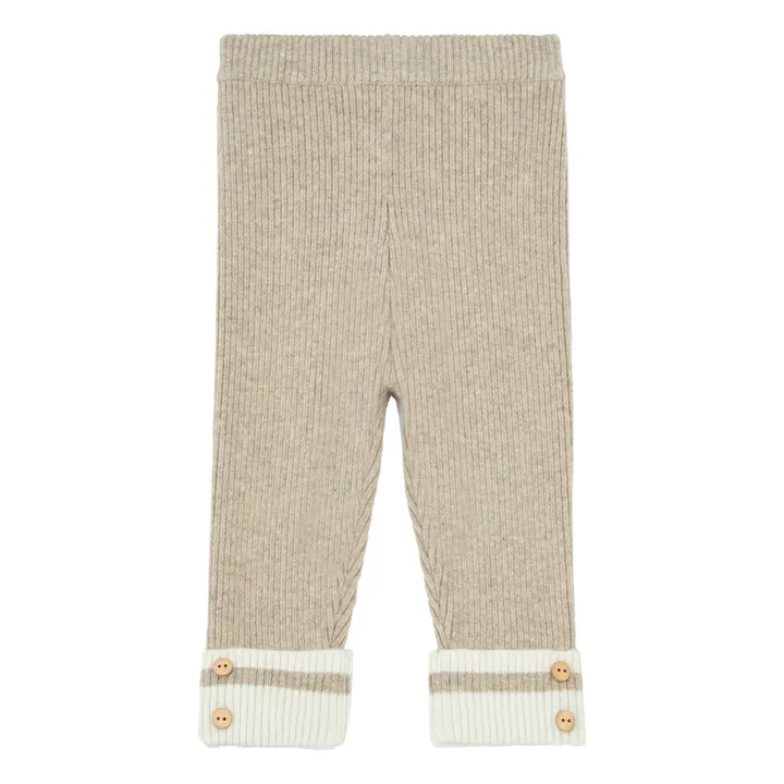 Les lutins Legging Côtelé Cachemire Marius | Beige