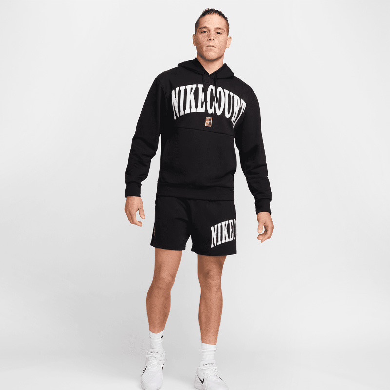 Sweat capuche Nike Court DriFit Heritage homme coloris noir