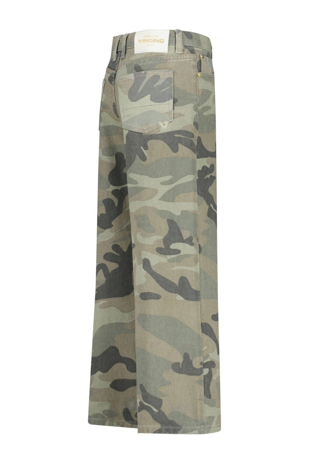 Vingino wide leg jeans groen