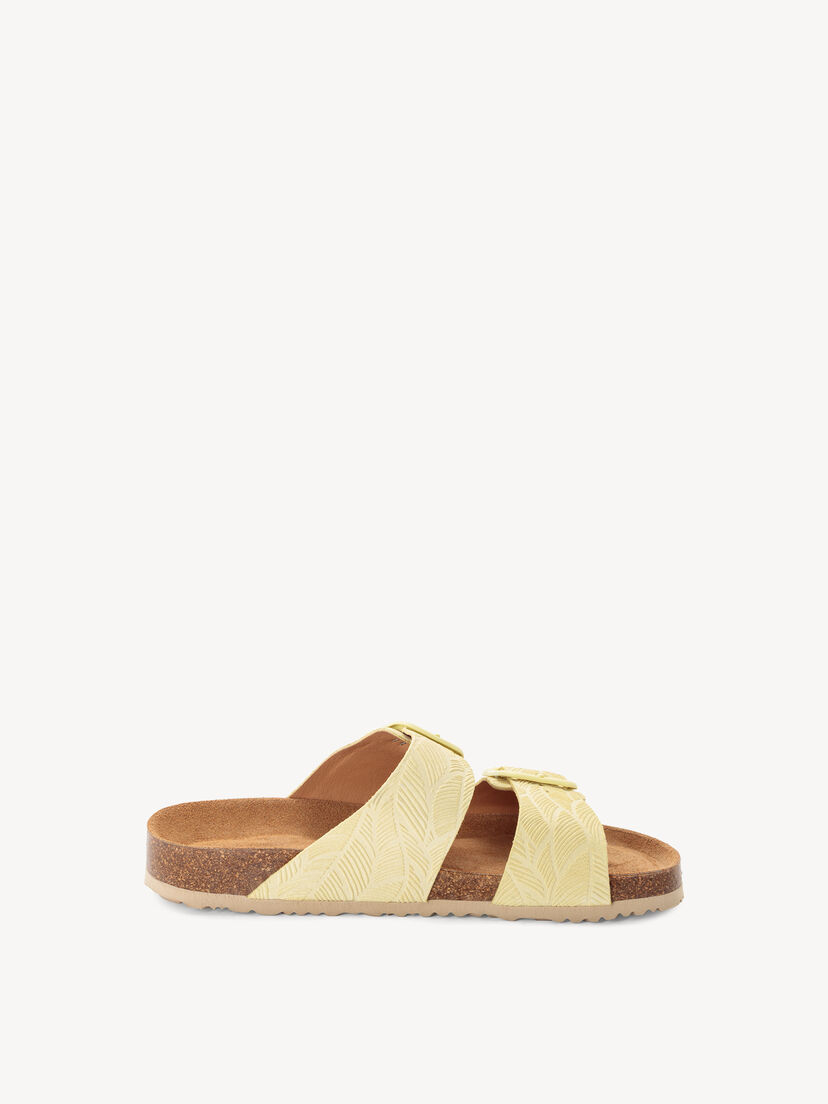 Leren Slipper - geel