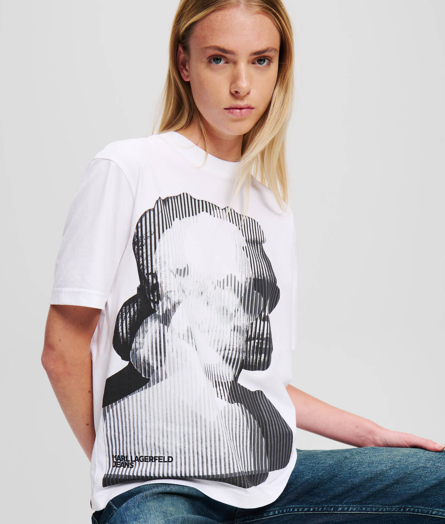 T-SHIRT IMPRIMÉ KARL KLJ