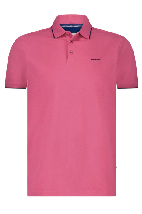 State of Art roze heren polo