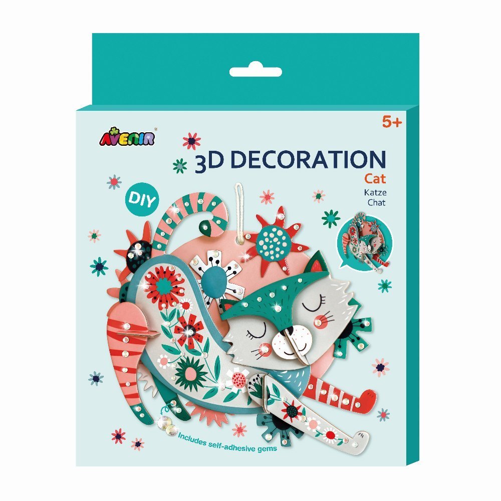 AVENIR - 3D Dekoration Katze