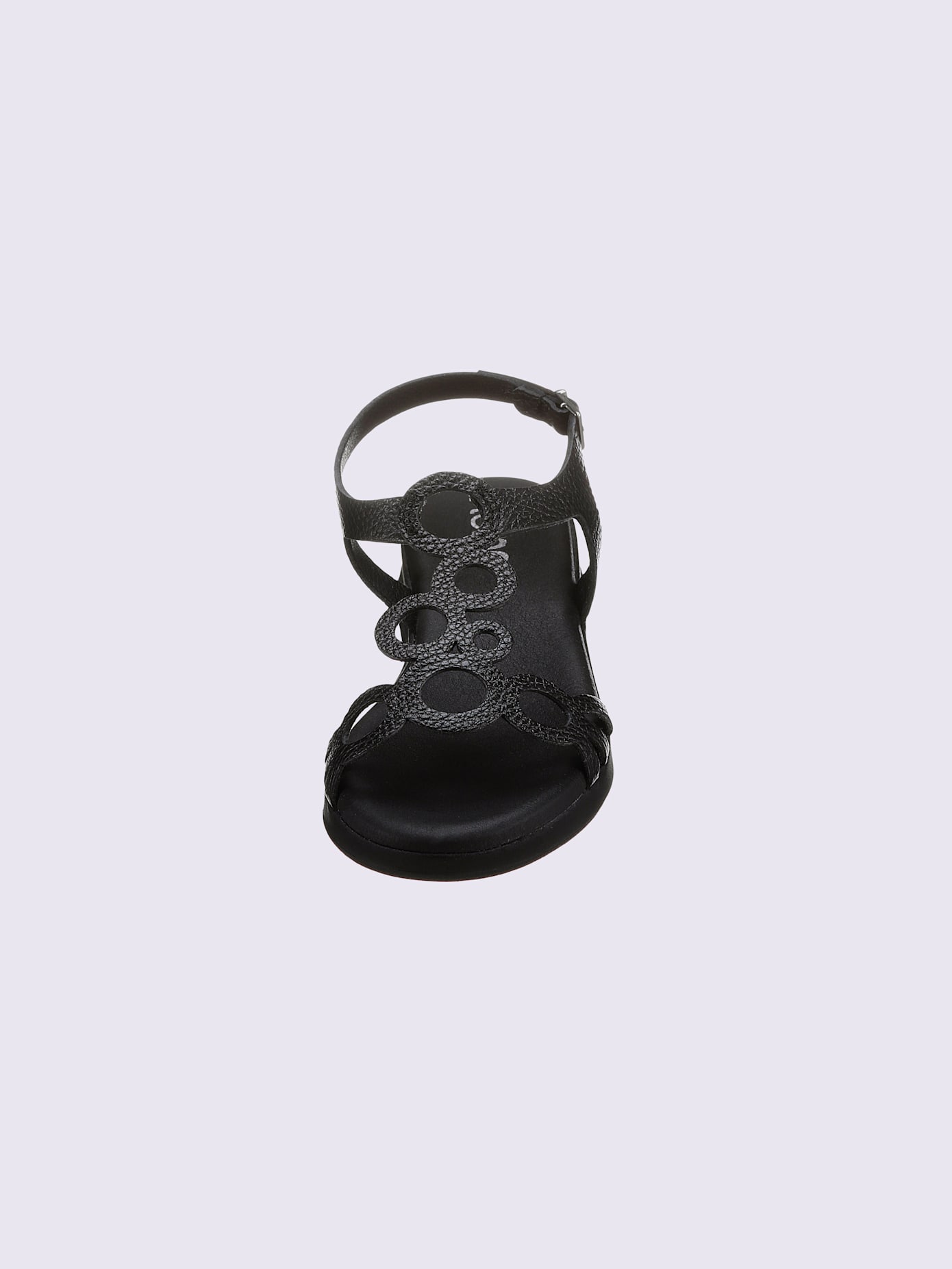 Sandales dessus cuir vachette véritable