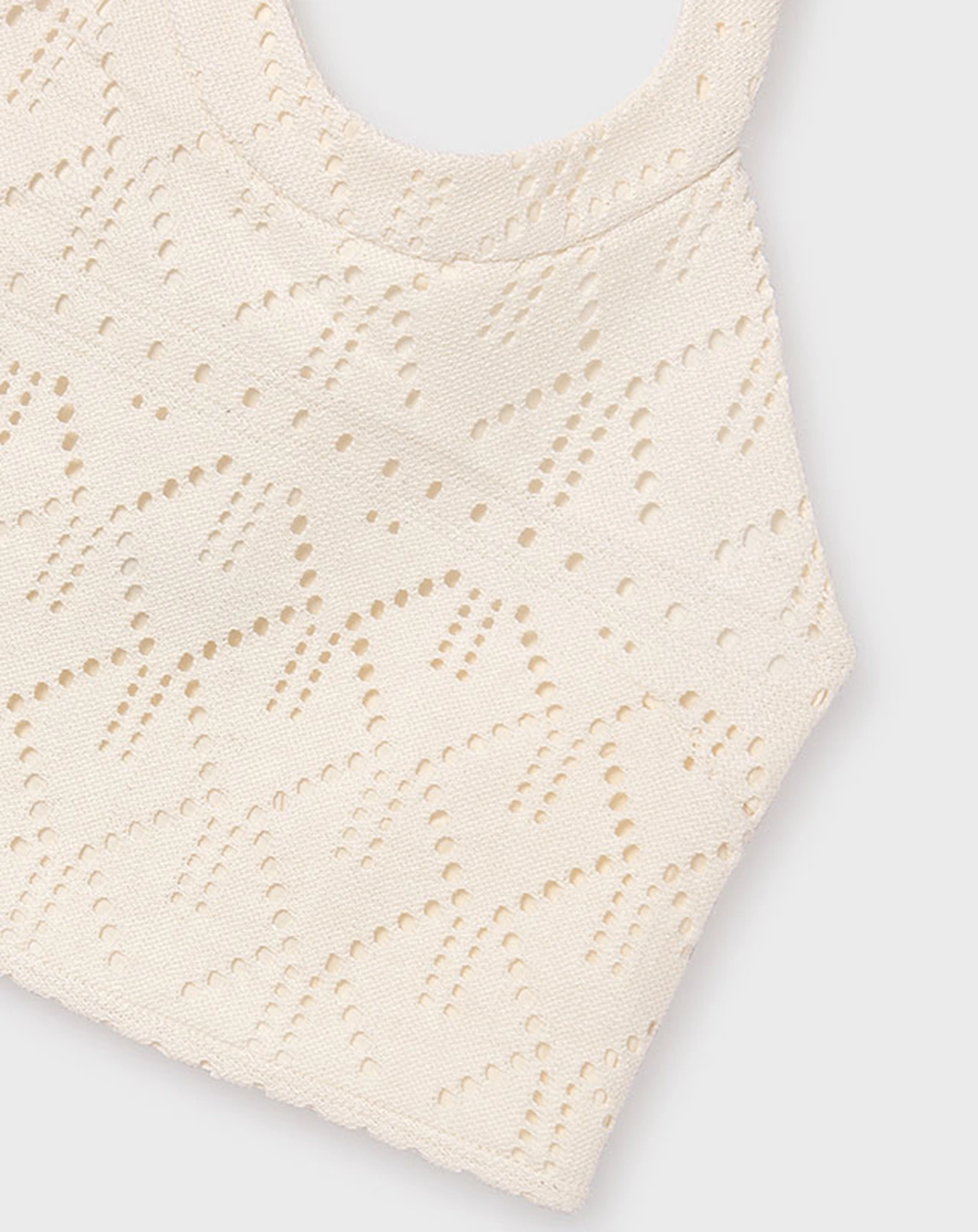 Top LOCHMUSTER ärmellos in beige