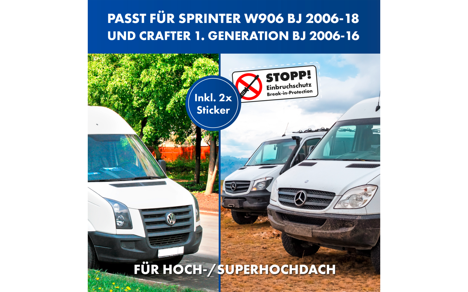 LAINFELD Hecktürverriegelung für Mercedes Sprinter ab BJ 2018 (BR 907 910)