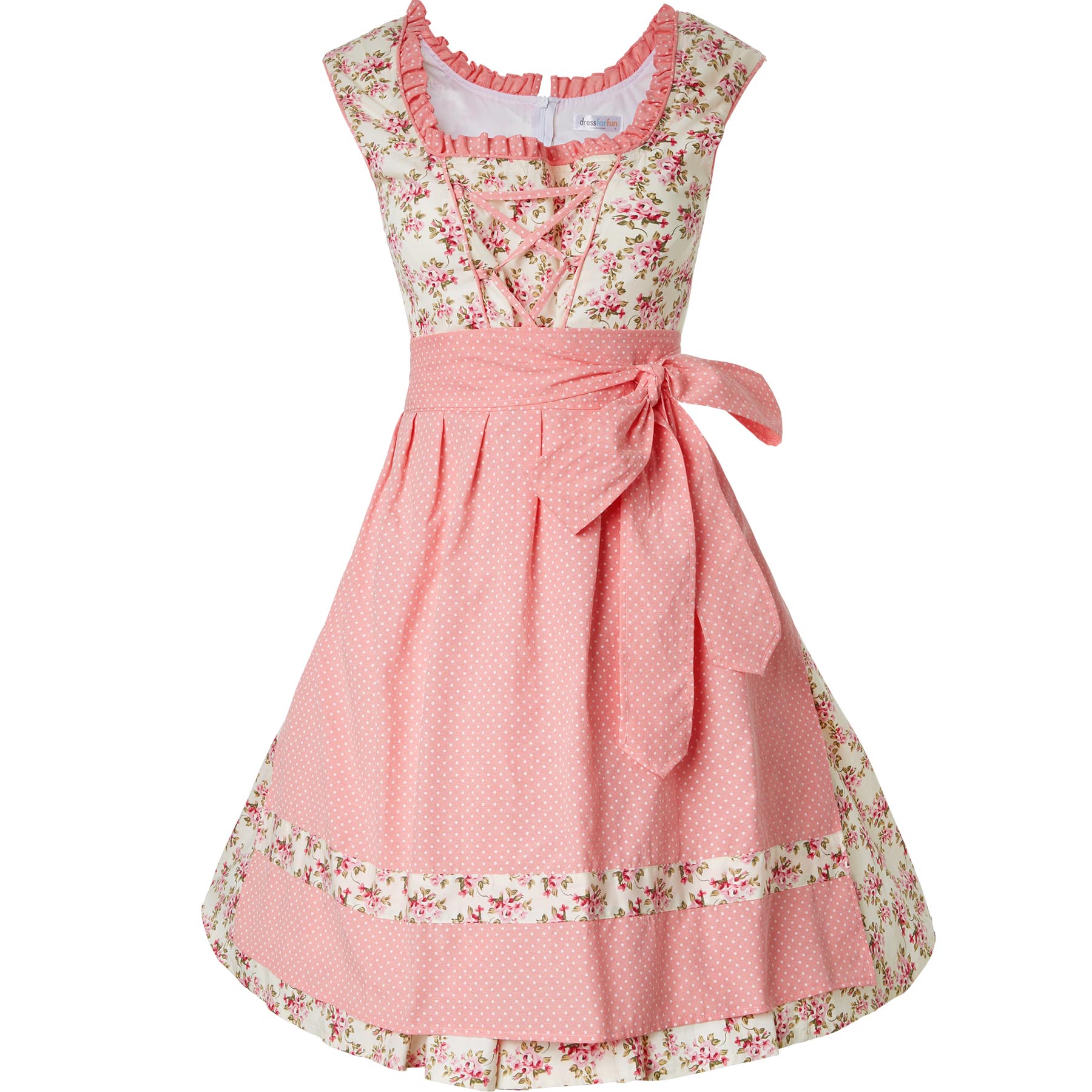 tectake® Frauenkostüm Mini-Dirndl Herrenchiemsee Modell 1