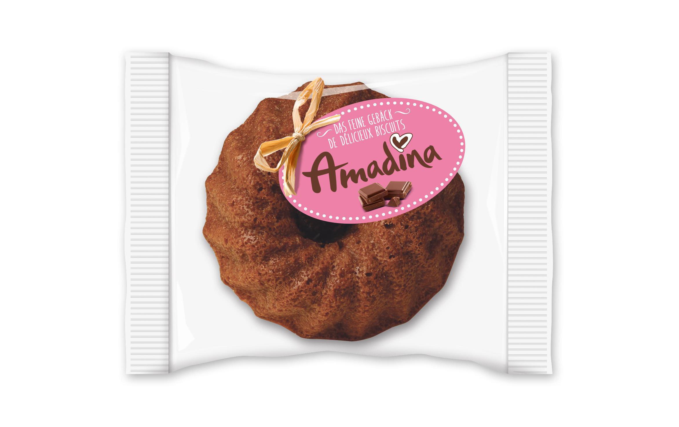 Amadina Gugelhöpfli au Chocolat 3 x 45 gMini Kuchen mit Schokolade