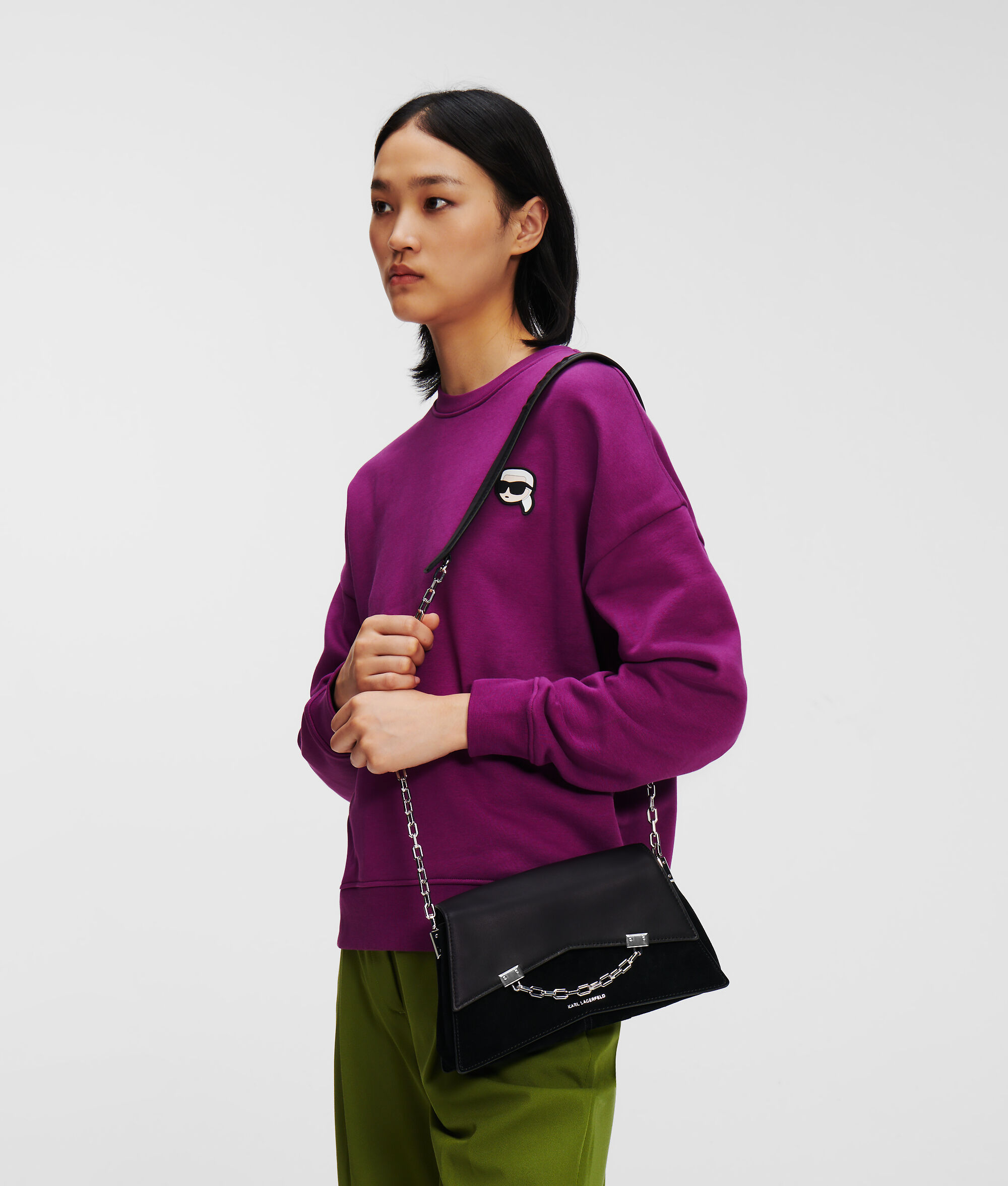 SAC BANDOULIÈRE EN DAIM K/SEVEN