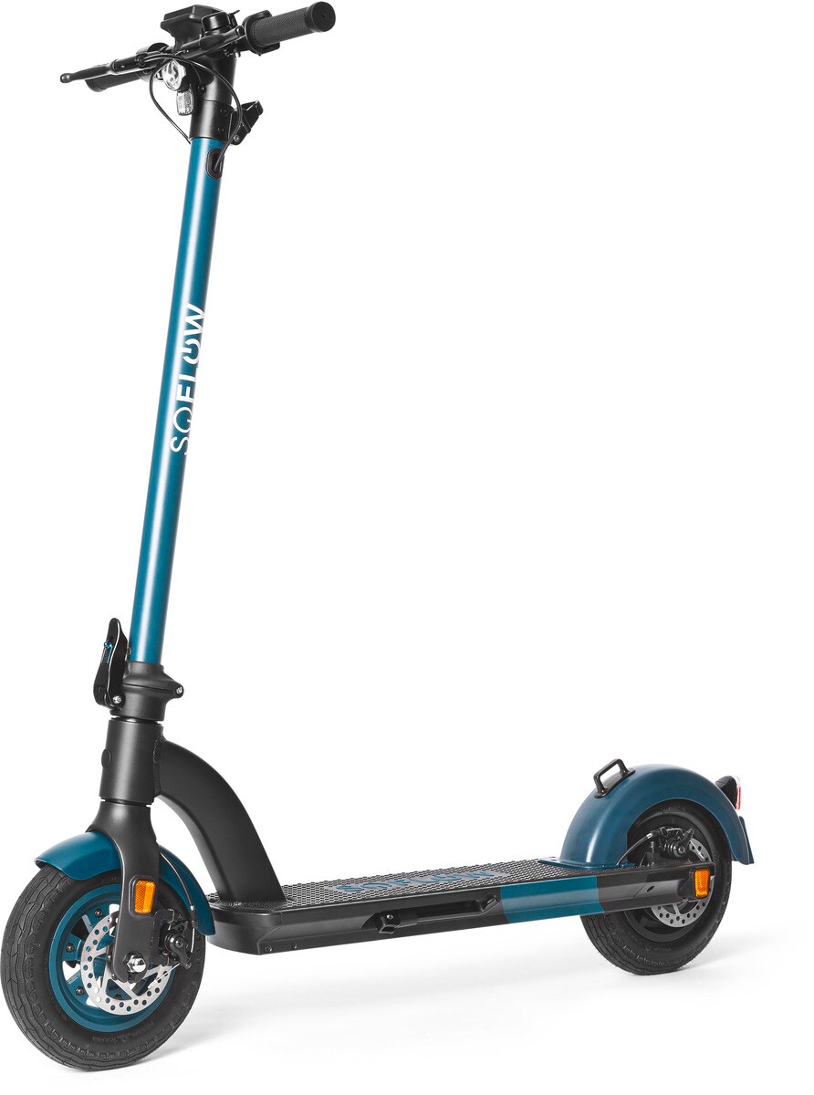 SOFLOW - SO4 pro E-Scooter 10,5 Ah, blk/grn, dt. Straßenzul.