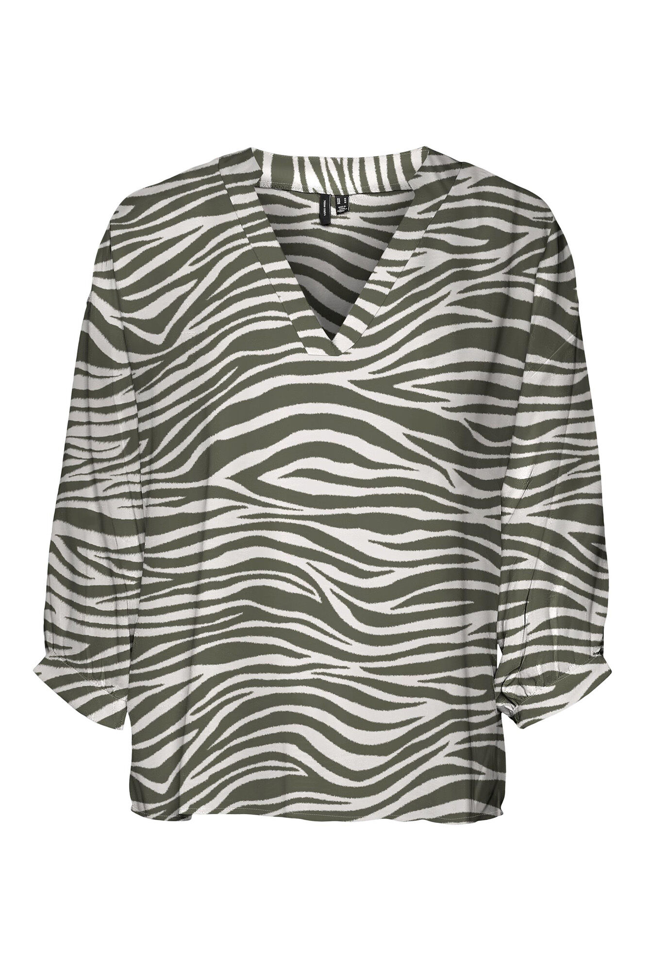 Blusa de manga francesa - Cinza