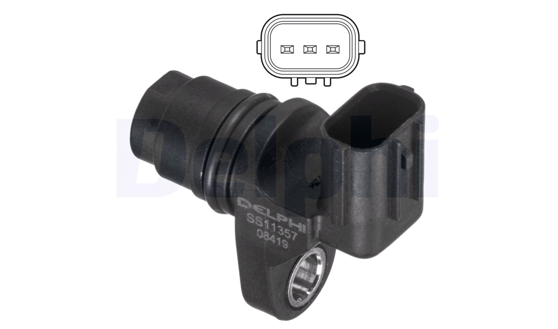 Sensor, knastakselposition
