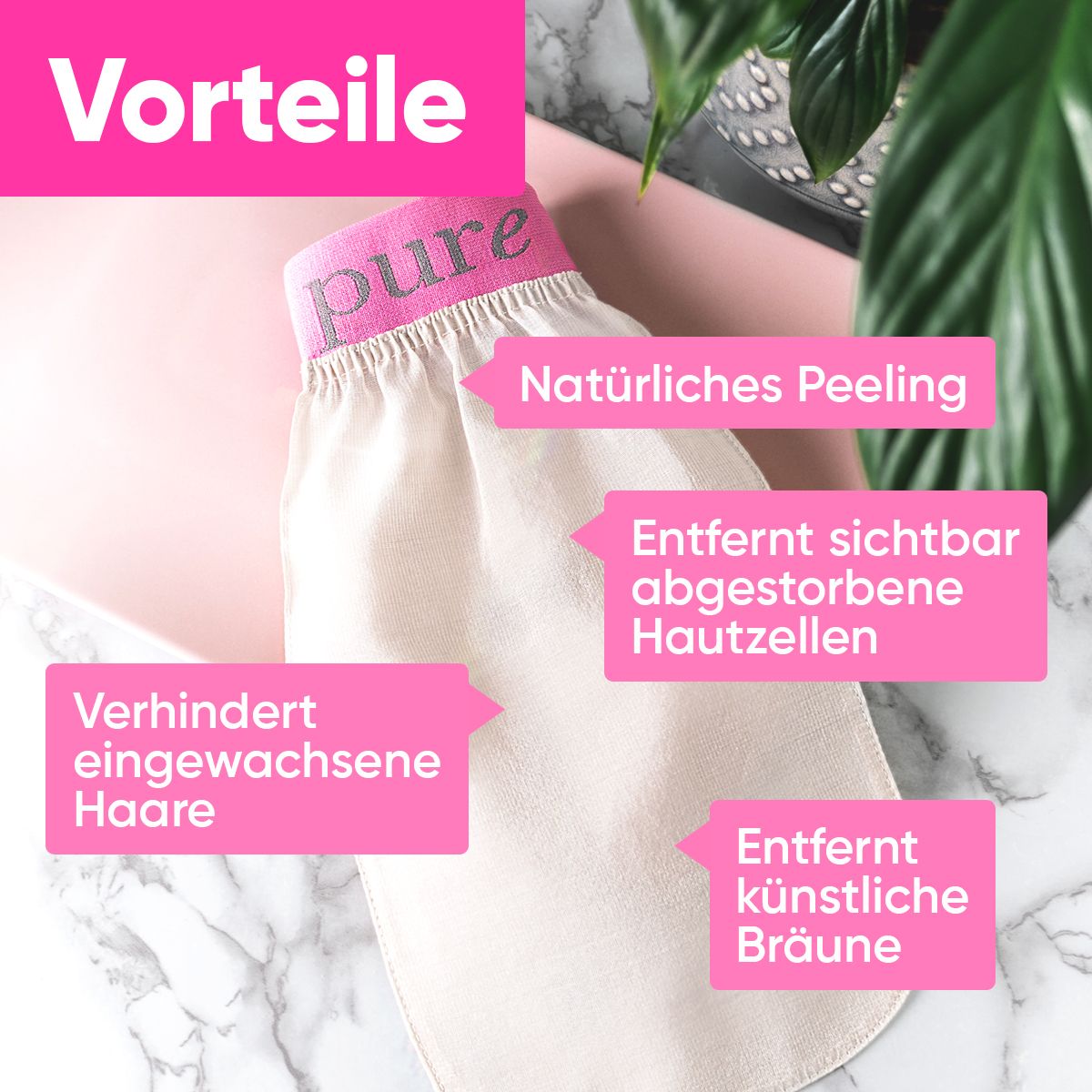 âme pure So Silky Mitt 100% Reine Seide