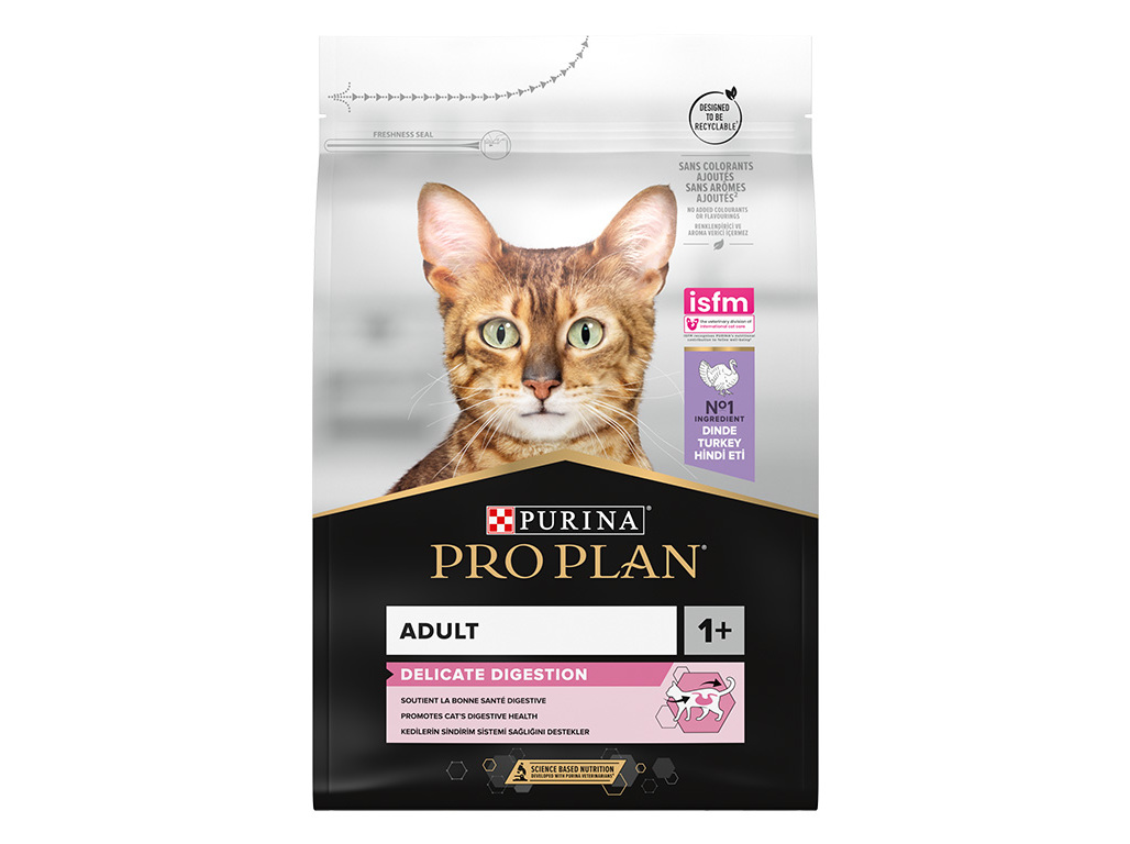 RAÇÃO PARA GATO PRO PLAN DELICATE PERU 3KG