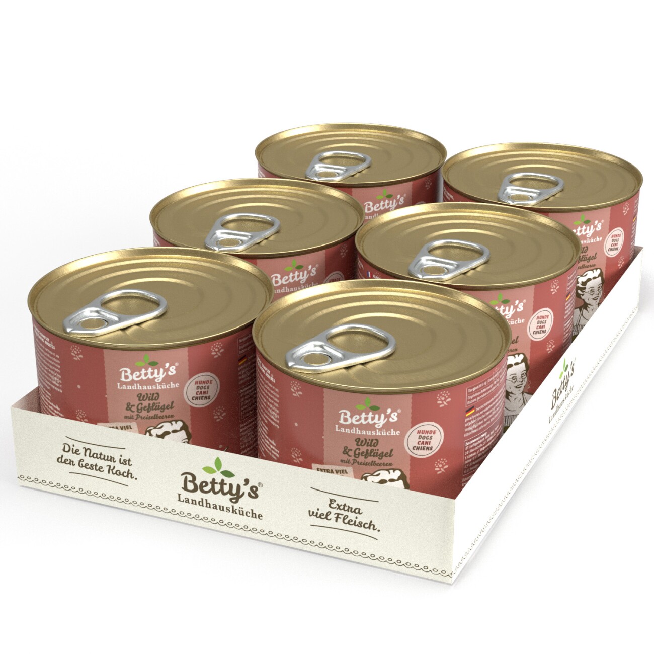 Betty's Landhausküche Wild & Geflügel 6x200 g
